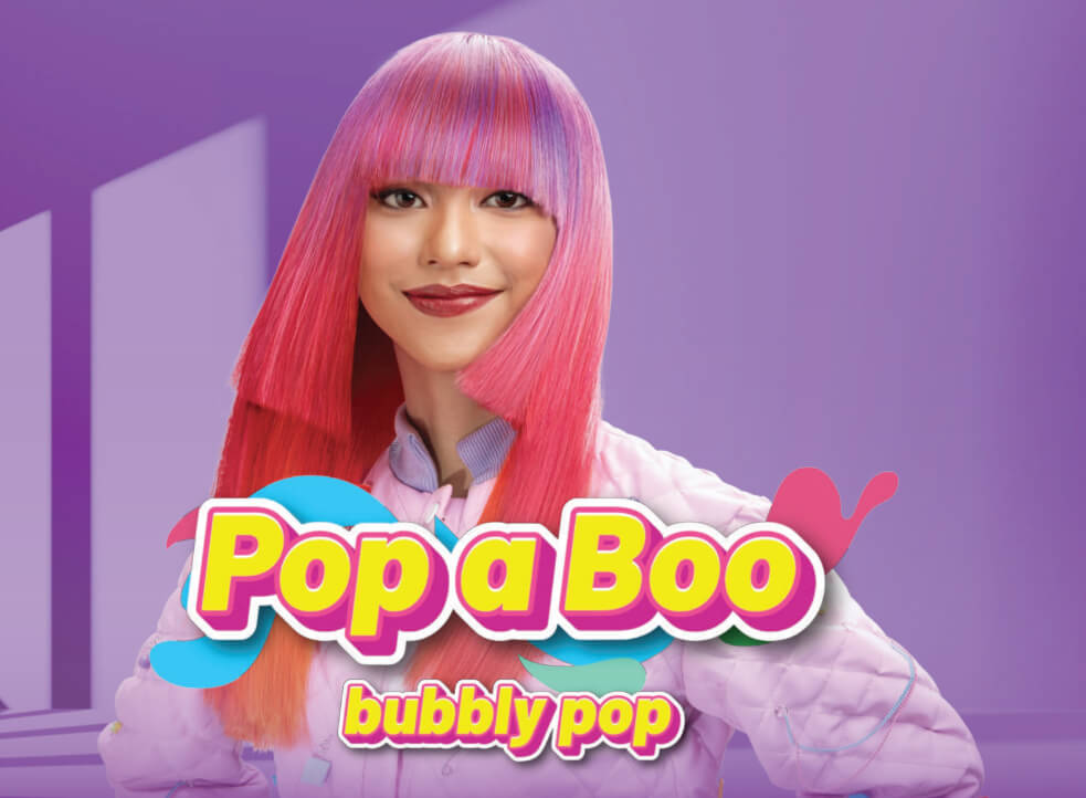 Pop a boo bubbly pop